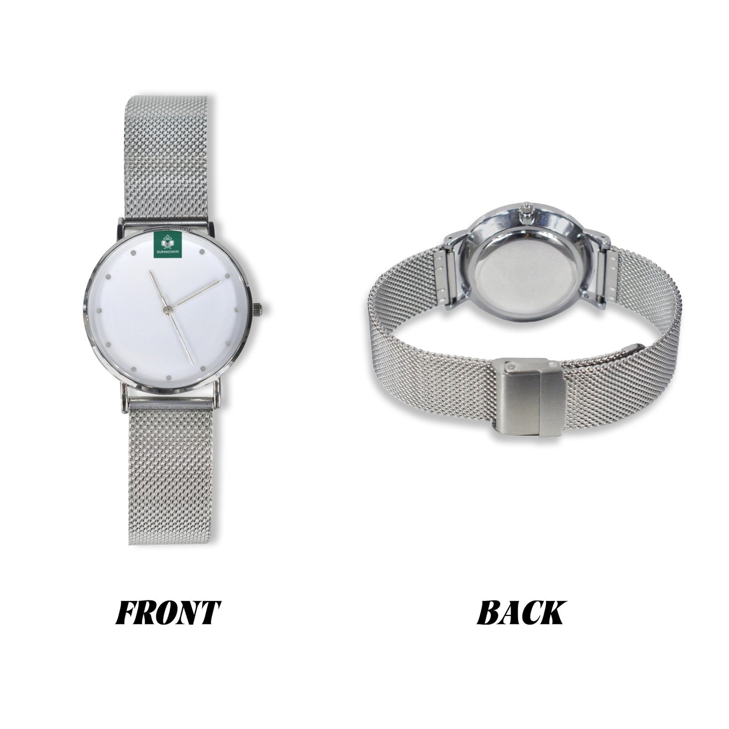 QuranChain® Stainless Steel Custom Men’s Watch – Business & Leisure Edition