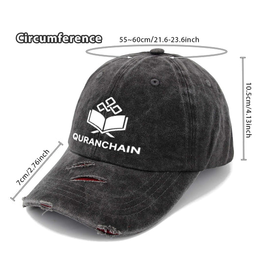 QuranChain® Distressed Baseball Cap – USA Edition
